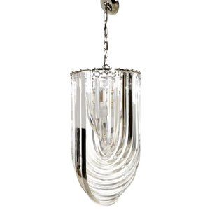 Eichholtz Chandelier Murano in Nickel Finish! New in open box.